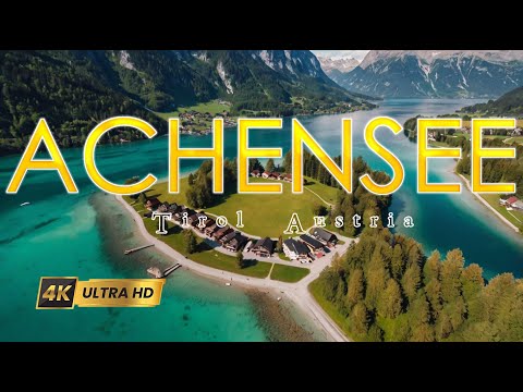 Achensee in Tyrol: One Hour of Aerial Tranquility in 4K with Drone and Relaxing Music / Subtitle