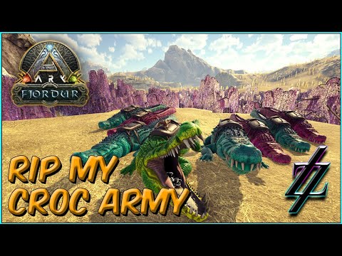 Ark Fjordur: Alpha Broodmother Again, But With My Deinosuchus