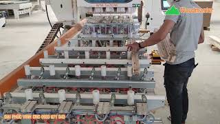 Máy làm mộng âm CNC 10 đầu WM-5x2CNC Woodmaster