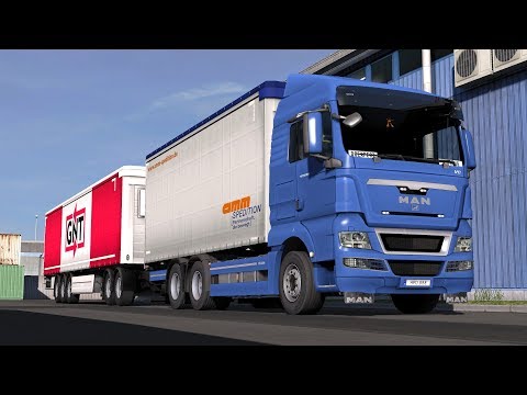 ETS2 1.28 public beta MAN TGX Bergen - Jönköping
