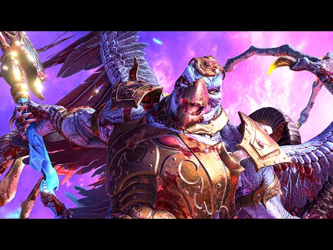 BEASTMEN vs TZEENTCH - TotalWar Warhammer 3 cinematic battle