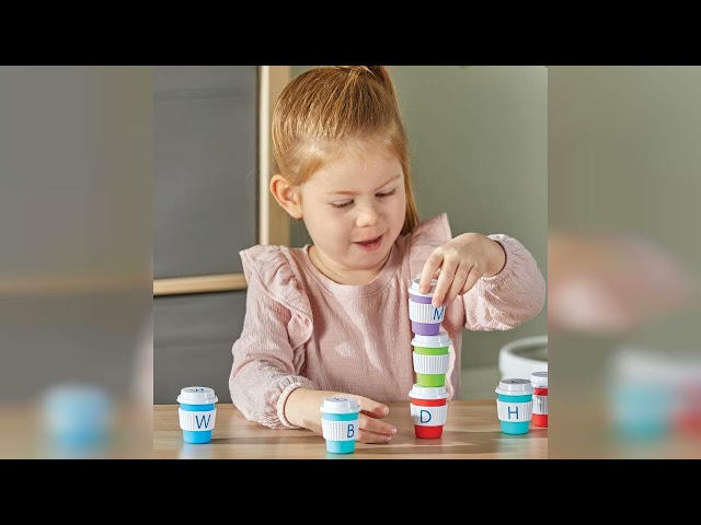 Vídeo relacionado con Learning Resources Juego para ensartar las letras del alfabeto