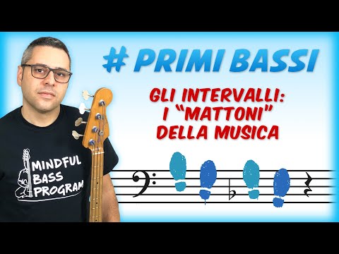 Bass Lessons - 07 - Intervals: the "building blocks" of music, ear training on bass