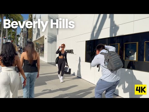Holiday Glam, Style & Supercars ✨ Rodeo Drive Beverly Hills Walk 4K