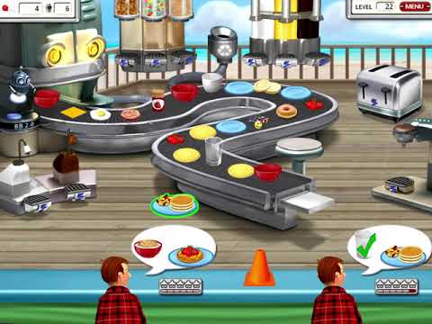 Let's Play - Burger Shop 2 Deluxe (iOS) - Extreme Mode (Boardwalk Stage) - YouTube