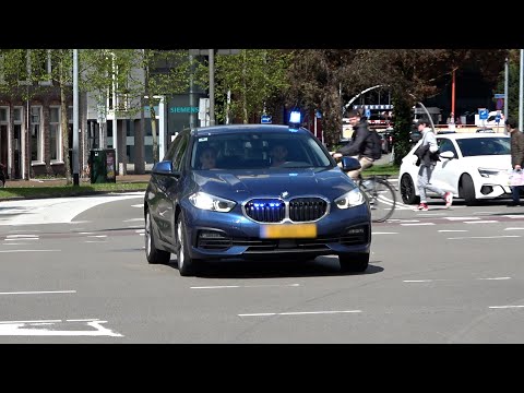 P 1, Onopvallende Politie Noodhulp BMW naar onbekende melding in Groningen