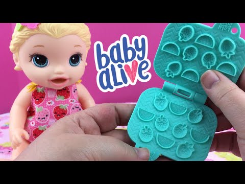 Feeding Super Snackin Lily Baby Alive Doll