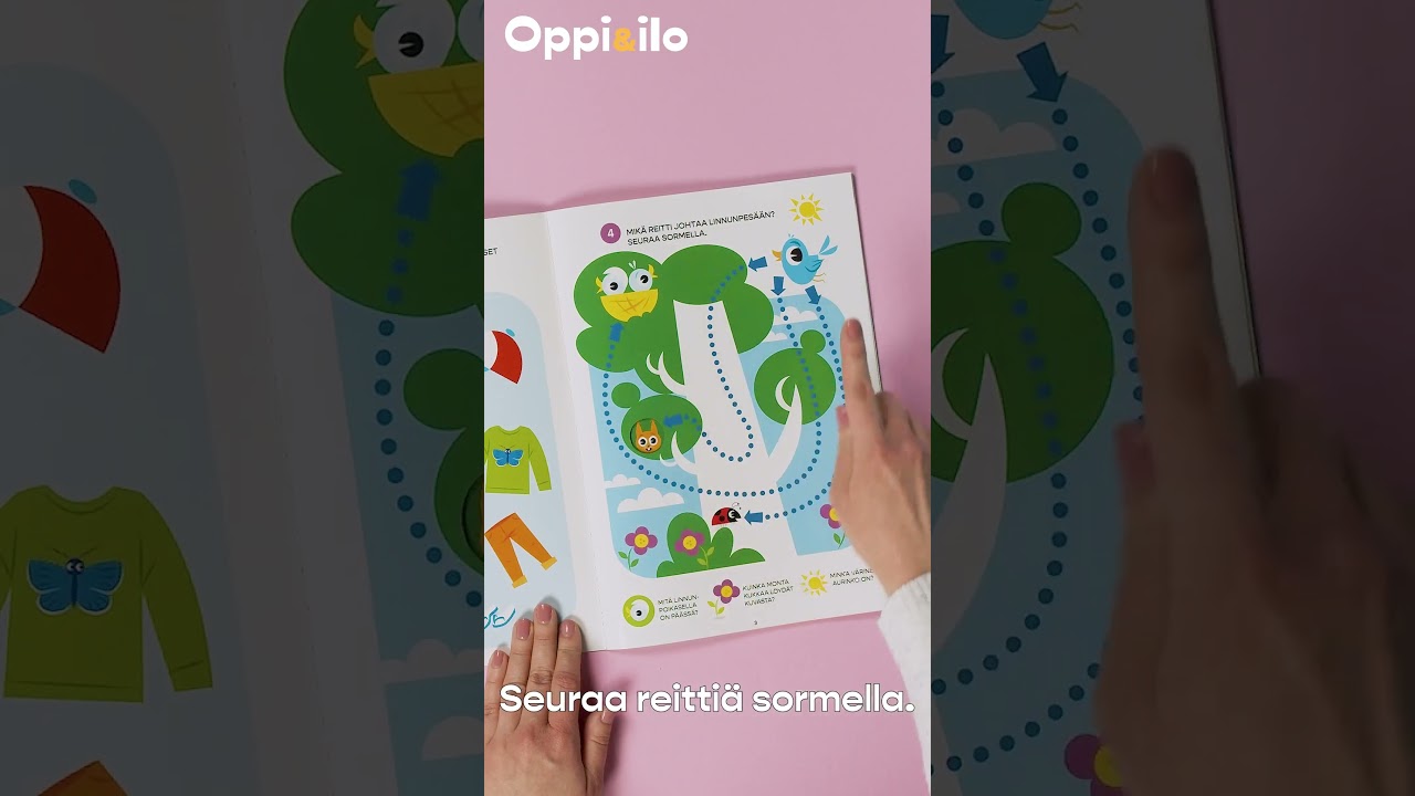 Oppi&ilo puuhakirja 2-3-vuotiaille: Minä osaan