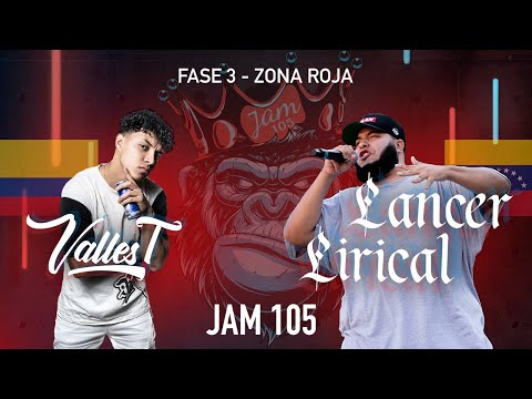 Valles-T vs Lancer Lirical | Fase 3, Zona Roja - Jam 105 Freestyle