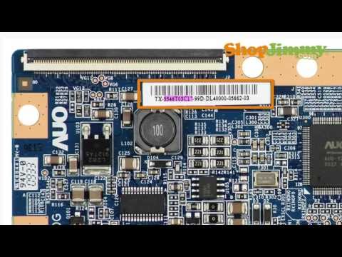 LCD TV Repair Part Number Identification AU Optronics AUO T Con Boards How to Fix LCD TVs