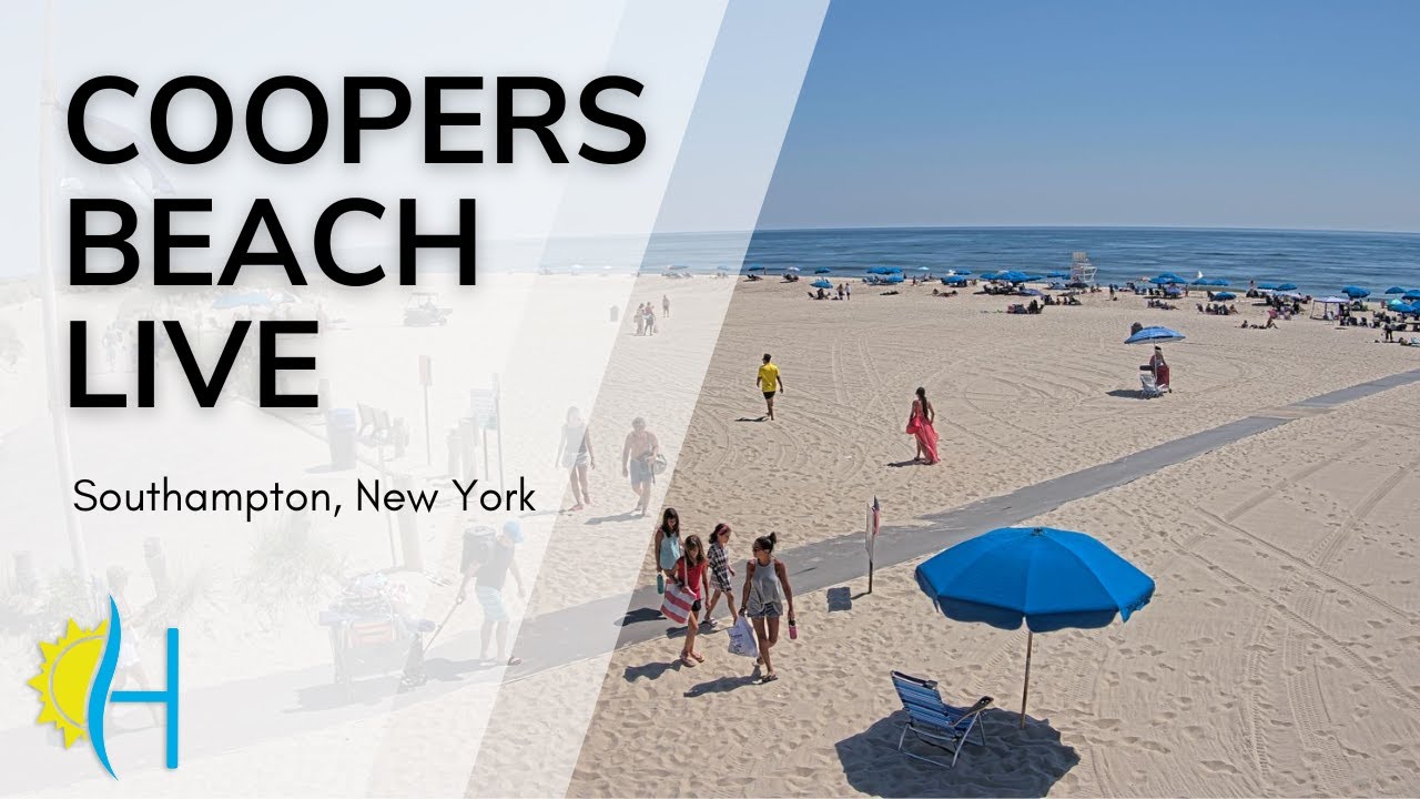 Live webcam view of Cooper's Beach, Southampton