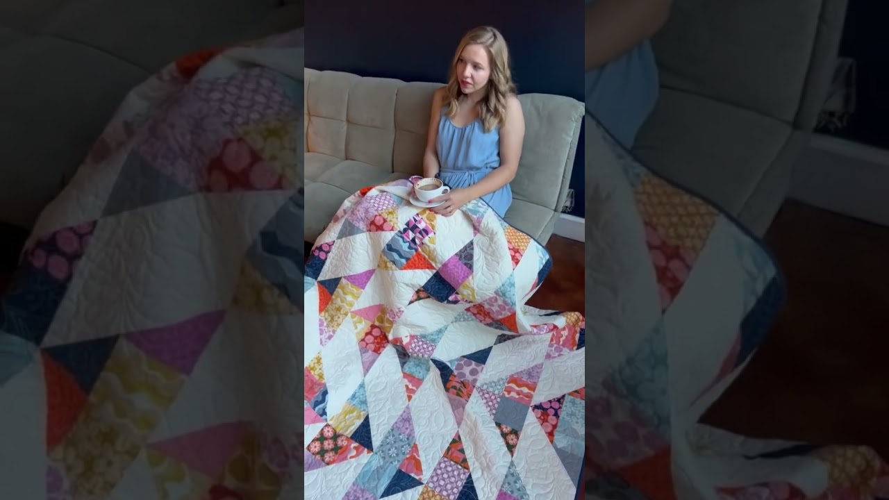 The Cirrus Quilt Pattern: the perfect pair to your stacks of 5” squares!