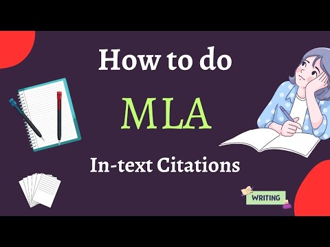 How to do MLA in-text citation