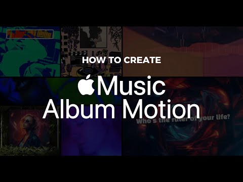 Apple Music Album Motion Tutorial