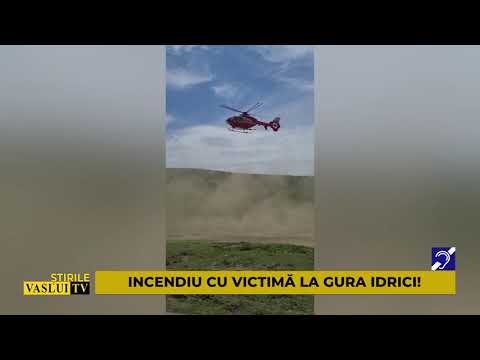 INCENDIU CU VICTIMA LA GURA IDRICI!