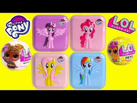 My Little Pony Surprise Tins and LOL Surprise Dolls Pets Toy Video