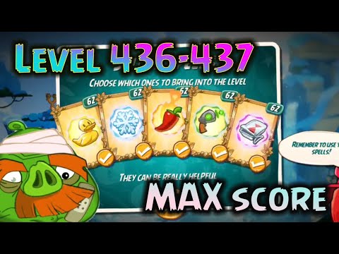 Angry birds 2 ⭐️⭐️⭐️ Max Score Record Lv 436 437