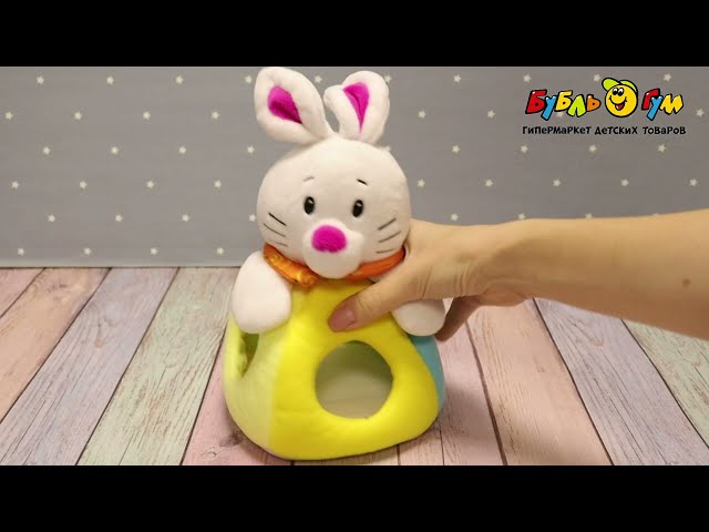 Игрушка BUBURU Baby Зайчик мягкая с развивающими элементами  - видео