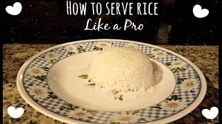 How To Serve Rice Like A Pro │ Life Hack │Kitchen Hack