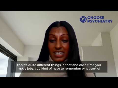 Choose Psychiatry - Dr Samantha Perera