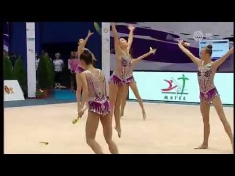 Uzbekistan 6 Clubs + 2 Hoops EF 2015 Budapest World Cup (HD)