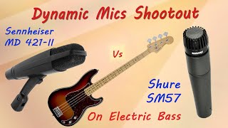 Video thumbnail for Sennheiser MD 421 II vs Shure SM57 - Dynamic Mics Shootout on Bass - Want 2 Check by Want 2 Check