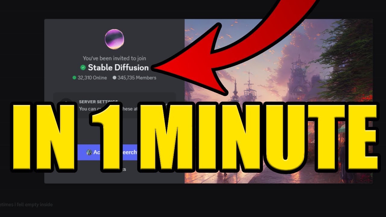 HOW to JOIN STABLE DIFFUSION DISCORD SERVER ✅PC & MOBILE✅