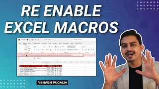 Re Enable the Excel Macros (O365) New Update