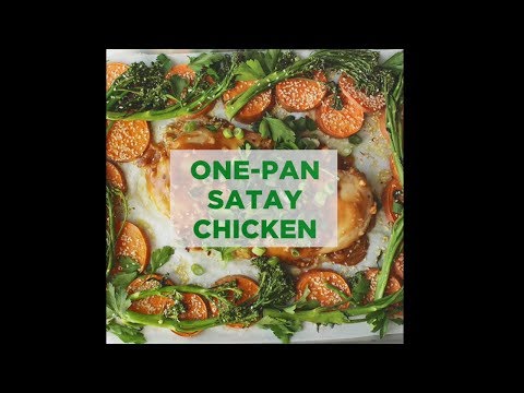 One-pan satay chicken dinner recipe