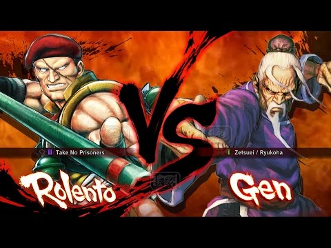 Ultra Street Fighter IV - Rolento vs Gen