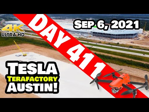 Tesla Gigafactory Austin 4K  Day 411 - 9/6/21 -Tesla Terafactory TX - HERE IS THE 411 ON GIGA TEXAS!