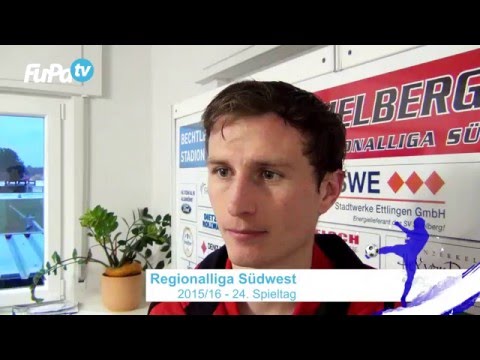 Phil Weimer, SV Spielberg, am 23.3.2016 zu SV Spielberg - Kickers Offenbach