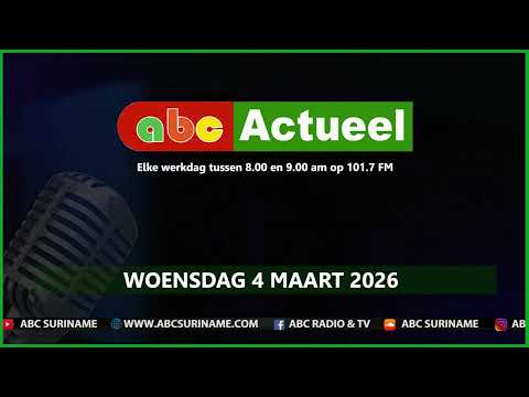 ABC Actueel woensdag 4 maart 2026
