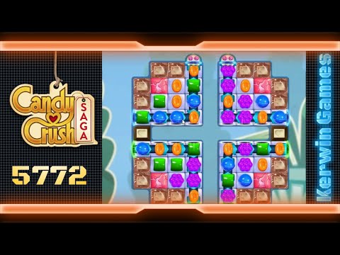Candy Crush Saga Level 5772 - No Boosters