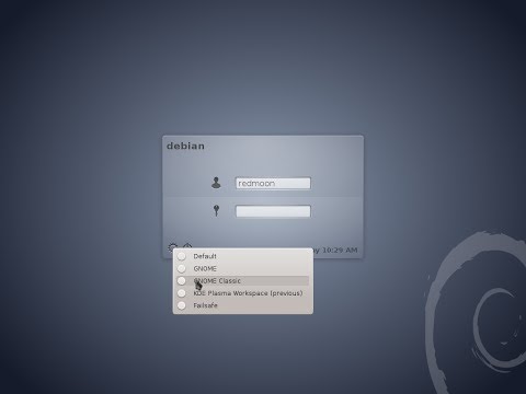 comment installer gnome sur debian