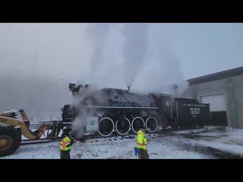Alaska Railroad #557 Steams Again for the first time in over 60 years!