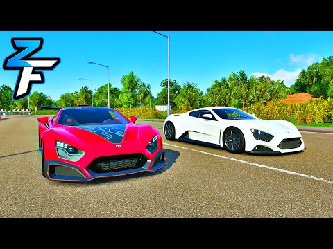 Zenvo TSR-S vs Zenvo ST1 Drag Race | Forza Horizon 4