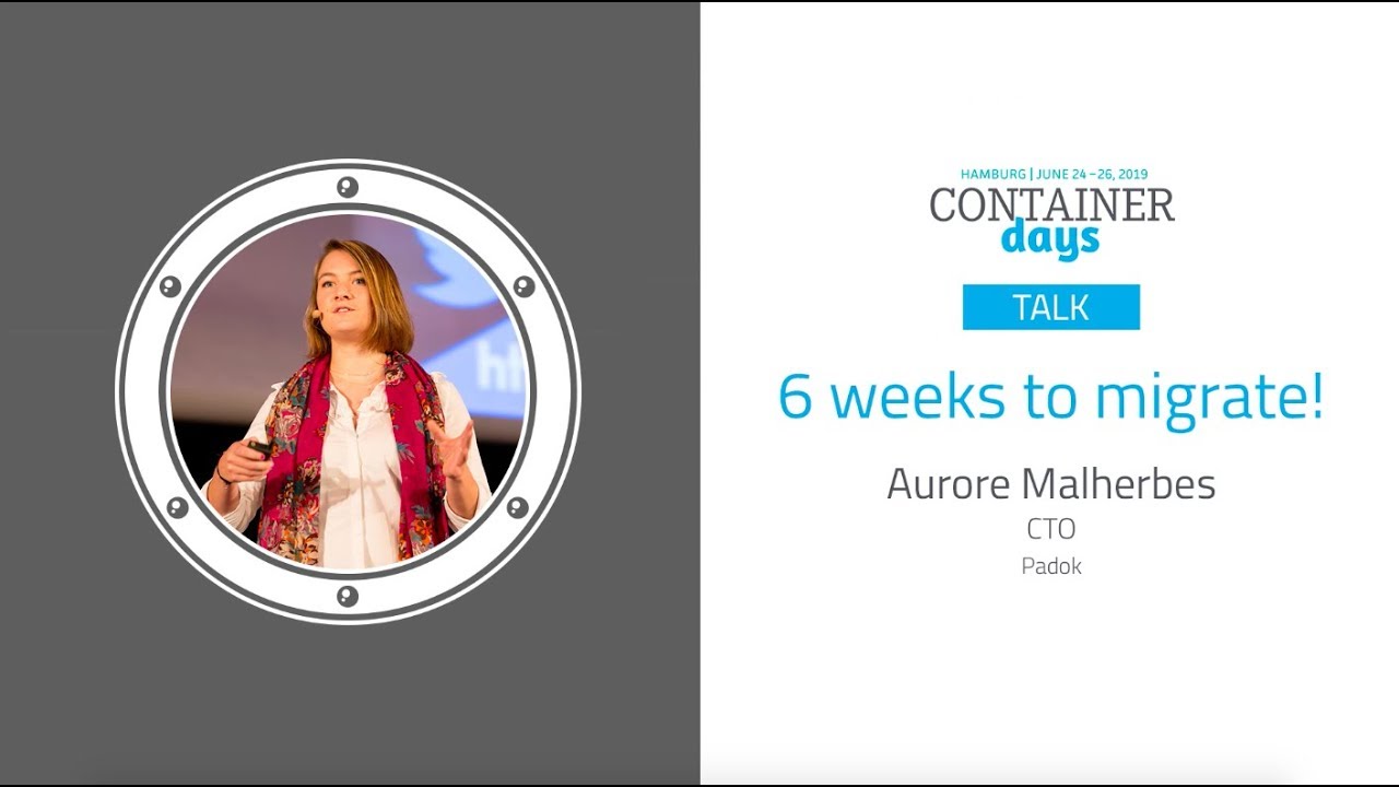 6 weeks to migrate! - Aurore Malherbes