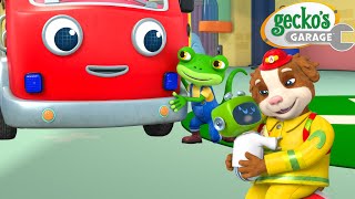 Fiona Fire Truck is Sad! 😥 | Gecko's Garage 🚚 | Cartoons For Kids | Toddler Fun Learning
