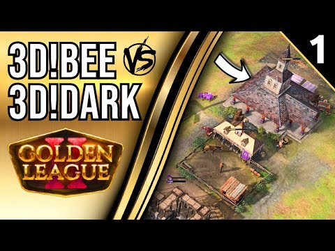 AoE4 Golden League 2 🏆 3D!Bee vs 3D!Dark - G1