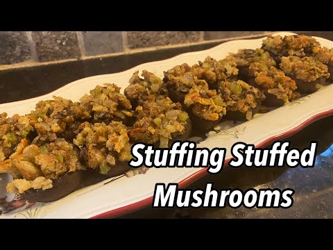 How to Make Stuffed Mushrooms/ Stuffing Stuffed Mushroom Recipe/ Twisted Mikes