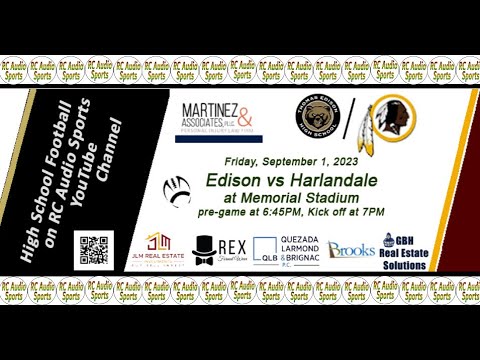 Football: Edison vs Harlandale at Memorial Stadium (09/01/23)
