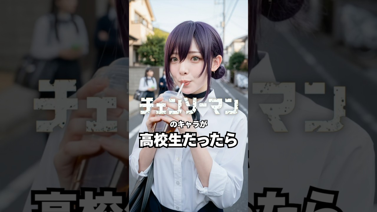 もしもチェンソーマンのキャラが高校生だったら #チェンソーマン #チェンソーマン #chainsawman  #劇場版チェンソーマン