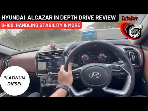 Hyundai Alcazar 2023 Platinum Diesel | In the Driver's Seat: In-Depth Drive Analysis