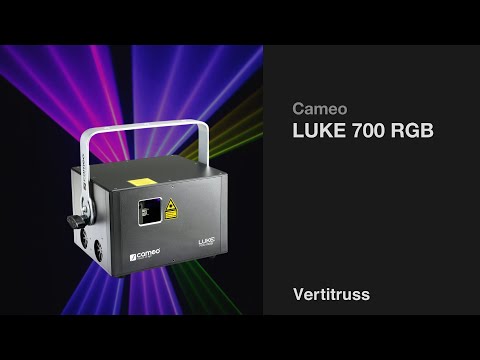 Cameo Luke 700 RGB - Vertitruss testet 700mw Laser