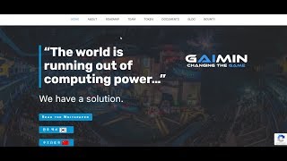 Gaimin невостребованная вычислительная мощность в обмен на криптовалюту !!!