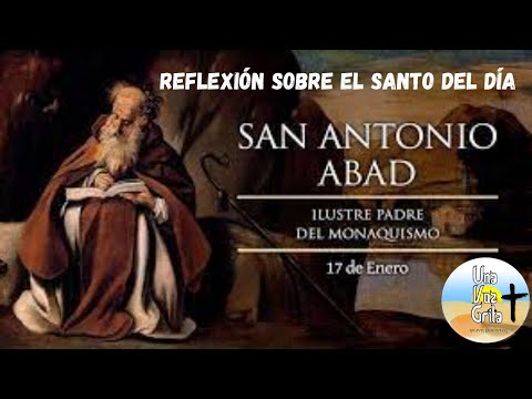 REFLEXIÓN SOBRE EL SANTO DEL DÍA. 17 DE ENERO. SAN ANTONIO ABAD.