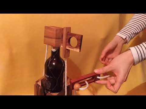 Lösung in 42 Sek erklärt Flaschentresor Flaschensafe Flaschenpuzzle öffnen Wein Puzzle Safe Tresor