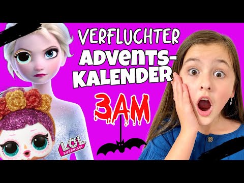 NEVER OPEN FROZEN ELSA'S cursed L.O.L. Advent calendar at 3 AM 😱 All Ava