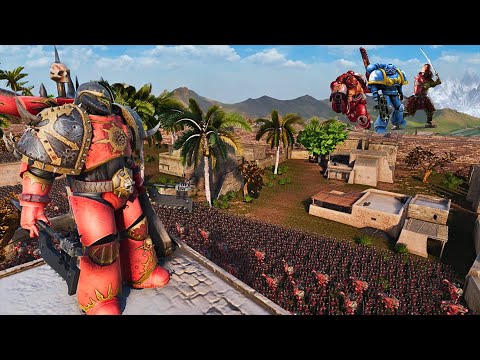 THE KHORNE ARMY WAS AMBUSHED BY SPECIAL FORCES - WARHAMMER 40K - Ultimate Epic Battle Simulator 2